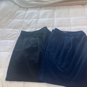 Lands End Mens pleated shorts